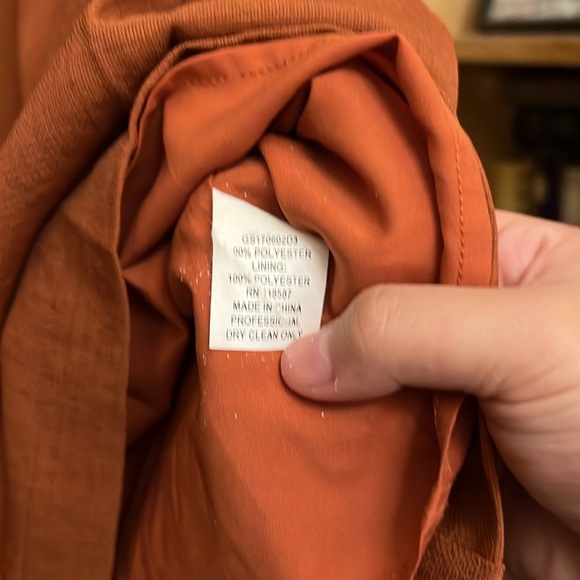 Grey Jason Wu Orange High Waisted Pleated Shorts - Picture 3 of 3